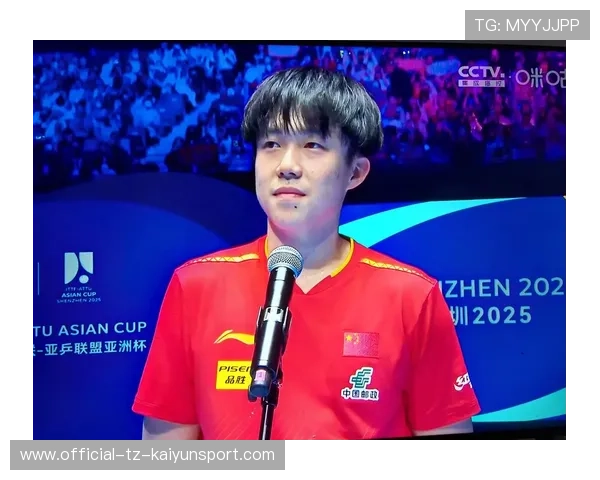 乒乓亚洲杯王楚钦正手强冲，连续压制对手出球